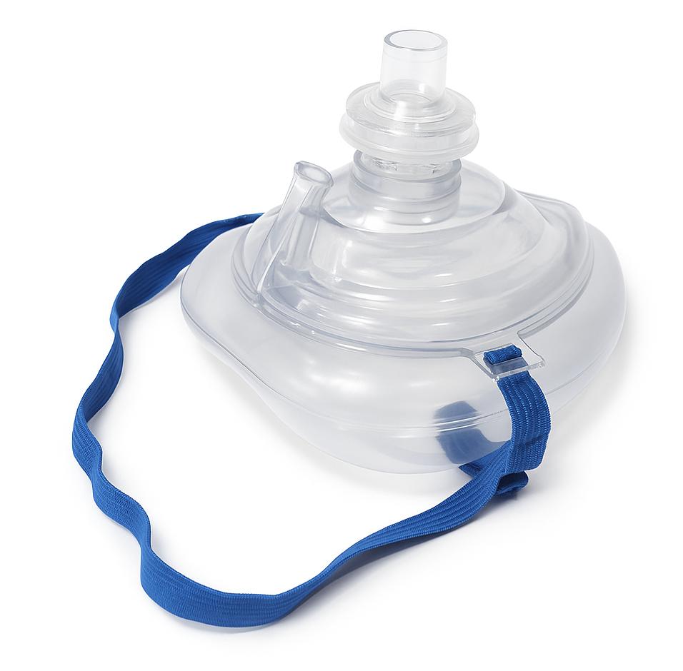 Professional-Grade CPR Masks with One-Way Valve and Cuff