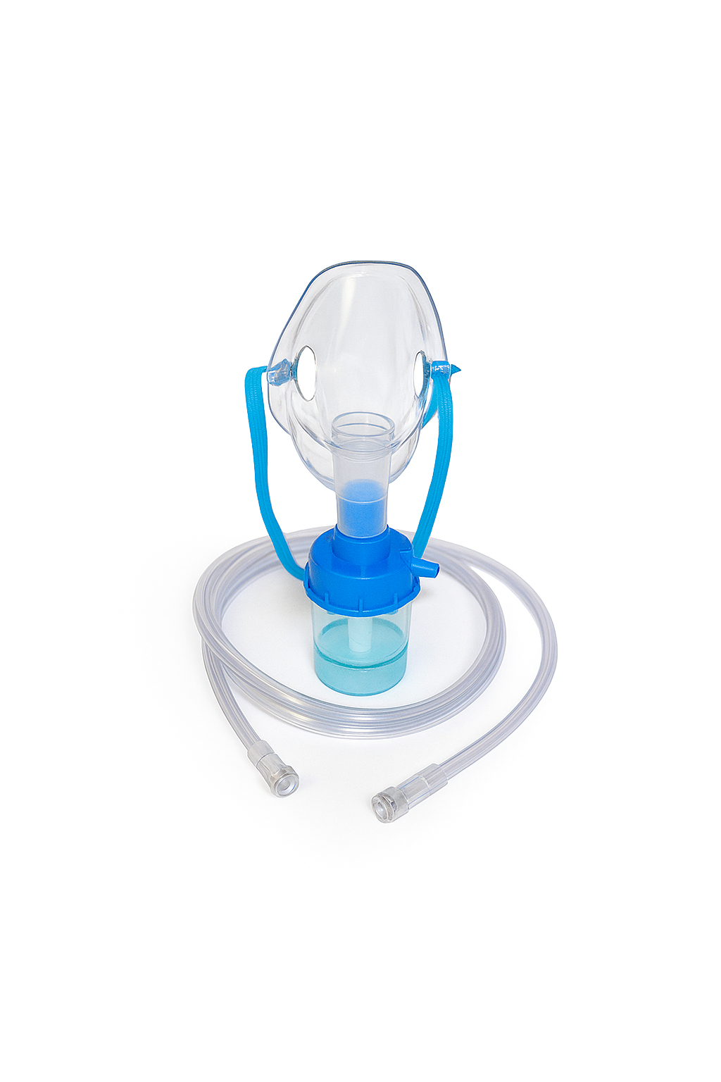 Nebulizer mask with medication chamber and tubing for asthma and respiratory care across Ontario healthcare settings