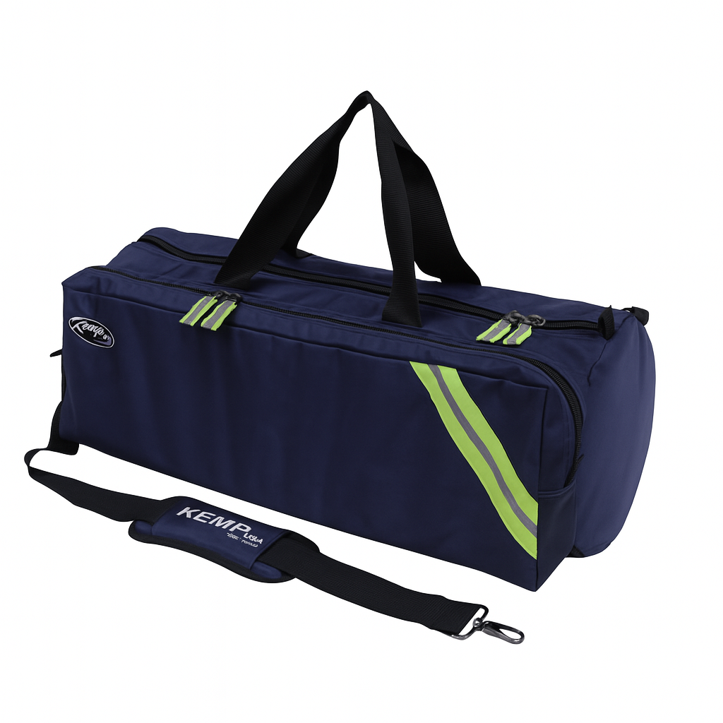 Clamshell EMS Oxygen Cylinder Bag with Strap – Navy