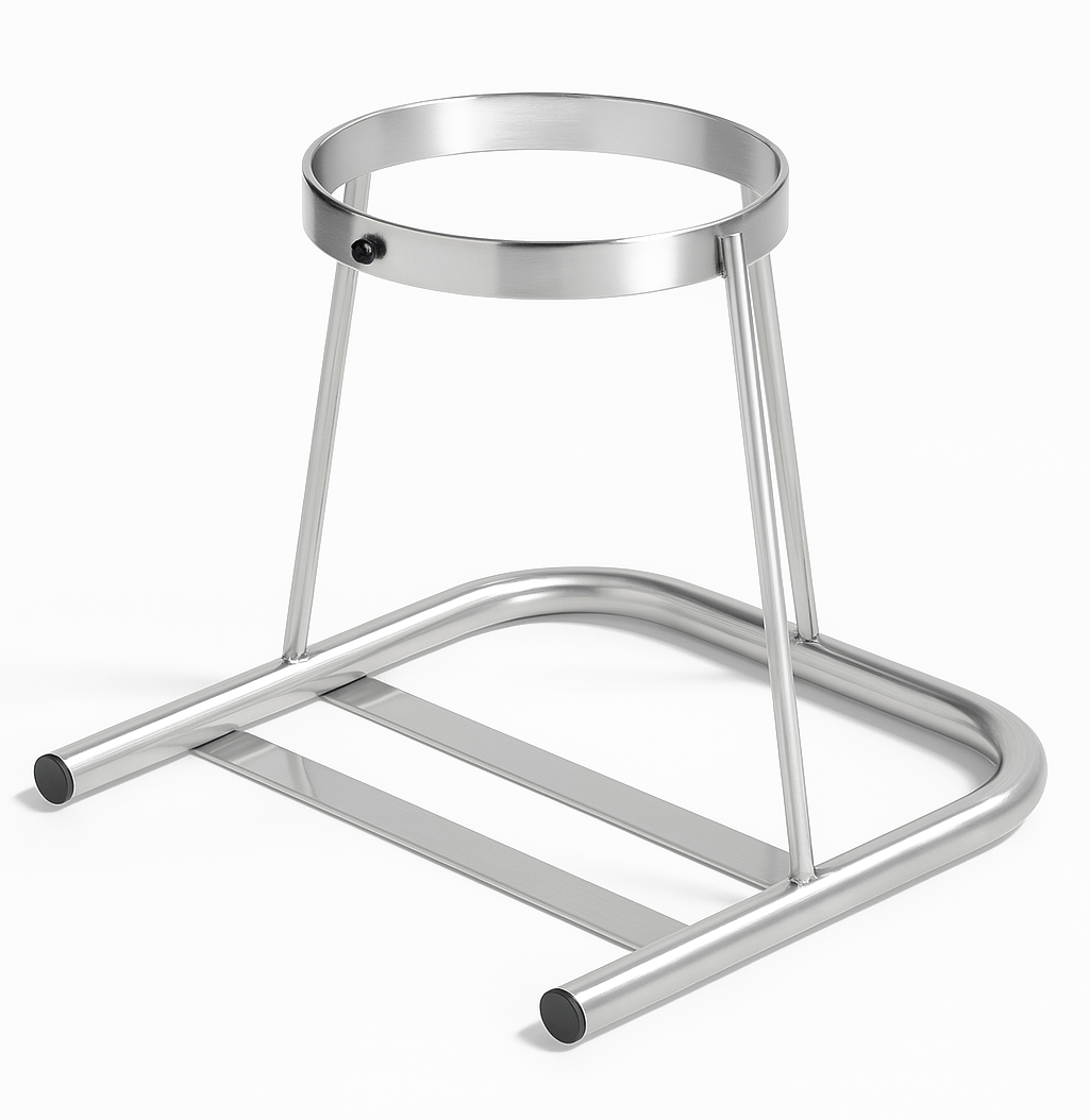 Chrome Cylinder Rack for D & E Oxygen Cylinders – 4 to 12 Capacity