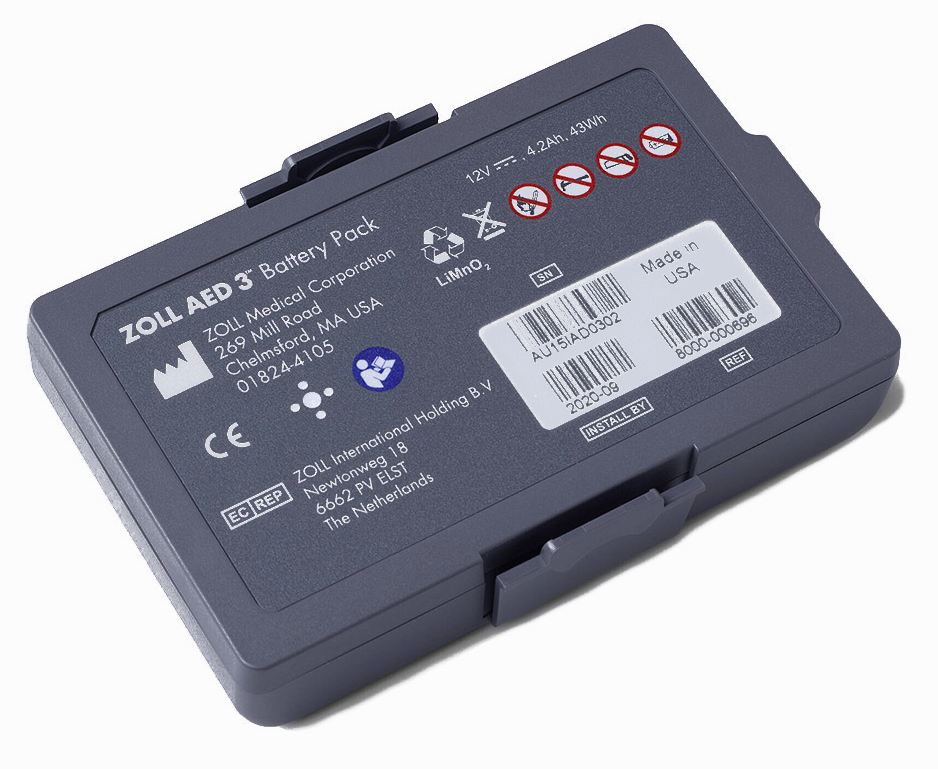 ZOLL AED 3 Battery Pack – Replacement Lithium Battery (8000-000696)