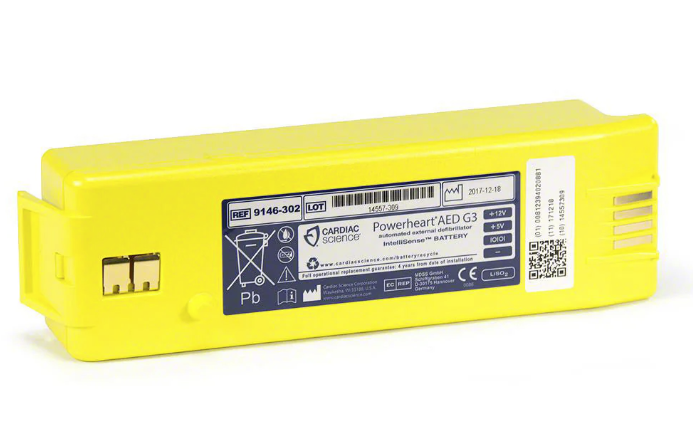 Powerheart G3 AED Replacement Battery – Cardiac Science 9146-302