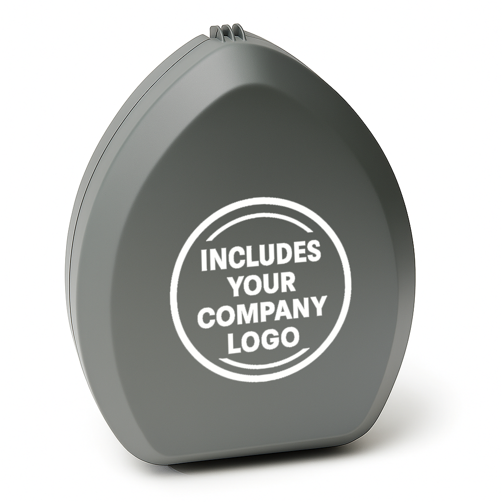 Rescuer® Brand CPR Emergency Breathing Mask with O2 Inlet, Valve, Filter, Case and Logo Print