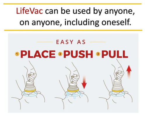LifeVac Home Kit – Choking Rescue Airway Clearance Device